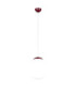 Ugo 30cm Globe Pendant Ceiling Light Burgundy 1x E27-1