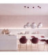 Ugo 30cm Globe Pendant Ceiling Light Burgundy 1x E27-13