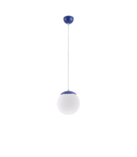 Ugo 20cm Slim Pendant Ceiling Light Ultramarine 1x E27-1