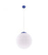 Ugo 40cm Globe Pendant Ceiling Light Ultramarine 1x E27-1