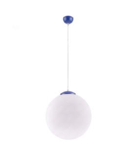 Ugo 40cm Globe Pendant Ceiling Light Ultramarine 1x E27-1