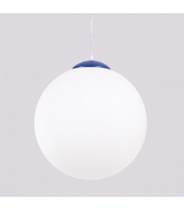 Ugo 40cm Globe Pendant Ceiling Light Ultramarine 1x E27-5