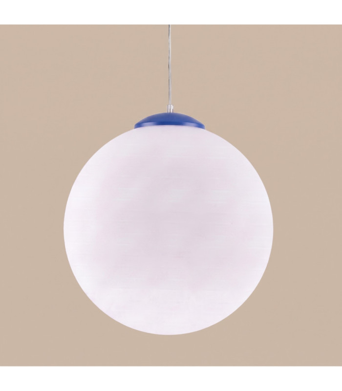 Ugo 40cm Globe Pendant Ceiling Light Ultramarine 1x E27-6