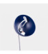 Ugo 40cm Globe Pendant Ceiling Light Ultramarine 1x E27-10