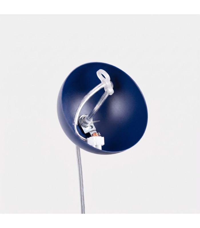 Ugo 40cm Globe Pendant Ceiling Light Ultramarine 1x E27-10
