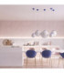 Ugo 40cm Globe Pendant Ceiling Light Ultramarine 1x E27-13
