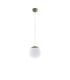 Ugo 20cm Slim Pendant Ceiling Light Olive Green 1x E27-1