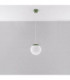 Ugo 20cm Slim Pendant Ceiling Light Olive Green 1x E27-3