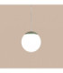 Ugo 20cm Slim Pendant Ceiling Light Olive Green 1x E27-5