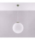 Ugo 30cm Globe Pendant Ceiling Light Olive Green 1x E27-3