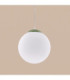 Ugo 30cm Globe Pendant Ceiling Light Olive Green 1x E27-6