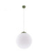 Ugo 40cm Globe Pendant Ceiling Light Olive Green 1x E27-1