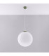 Ugo 40cm Globe Pendant Ceiling Light Olive Green 1x E27-3