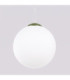 Ugo 40cm Globe Pendant Ceiling Light Olive Green 1x E27-5