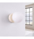 Yoli Globe Wall Lights Beige 1x G9 On/Off Switch-3