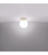 Yoli Single Globe Ceiling Light Beige 1x G9-4