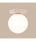 Yoli Single Globe Ceiling Light Beige 1x G9-6