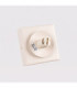 Yoli Single Globe Ceiling Light Beige 1x G9-7