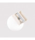 Yoli Single Globe Ceiling Light Beige 1x G9-8