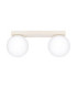 Yoli Twin Globe Ceiling Light Beige 2x G9-1