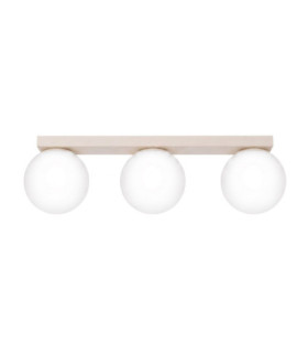 Yoli Tripple Globe Ceiling Light Beige 3x G9-1