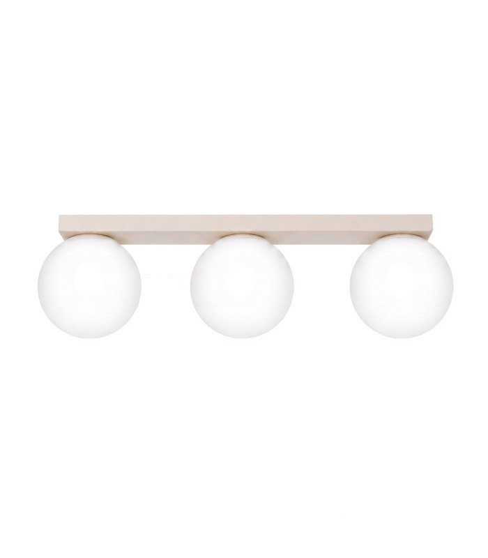 Yoli Tripple Globe Ceiling Light Beige 3x G9-1
