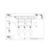 Yoli Tripple Globe Ceiling Light Beige 3x G9-10
