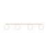 Yoli Quad Ceiling Spotlight Bar Beige 4x G9-1