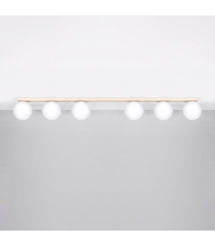 Yoli Ceiling Spotlight Bar Beige 6x G9-3