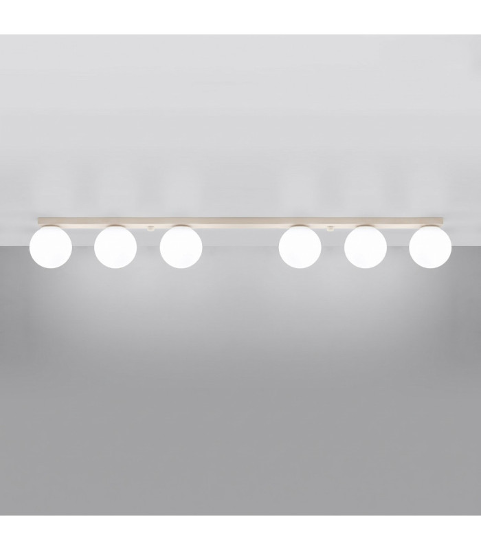 Yoli Ceiling Spotlight Bar Beige 6x G9-4