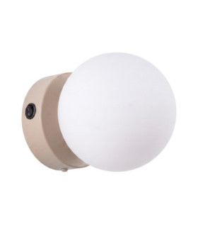 Yoli Globe Wall Lights Taupe 1x G9 On/Off Switch-1