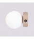 Yoli Globe Wall Lights Taupe 1x G9 On/Off Switch-7