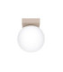 Yoli Single Globe Ceiling Light Taupe 1x G9-1