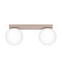 Yoli Twin Globe Ceiling Light Taupe 2x G9-1
