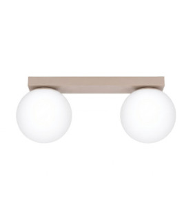 Yoli Twin Globe Ceiling Light Taupe 2x G9-1