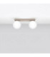 Yoli Twin Globe Ceiling Light Taupe 2x G9-3