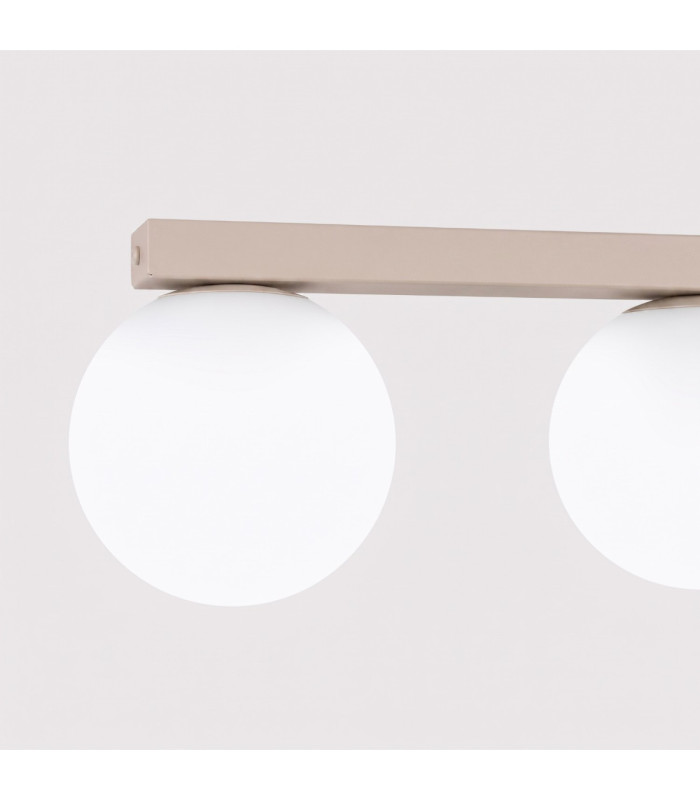 Yoli Twin Globe Ceiling Light Taupe 2x G9-6