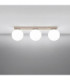 Yoli Tripple Globe Ceiling Light Taupe 3x G9-4