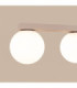 Yoli Tripple Globe Ceiling Light Taupe 3x G9-5