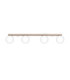 Yoli Quad Ceiling Spotlight Bar Taupe 4x G9-1