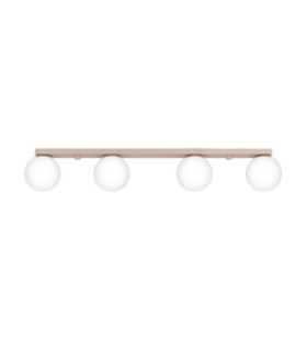 Yoli Quad Ceiling Spotlight Bar Taupe 4x G9-1