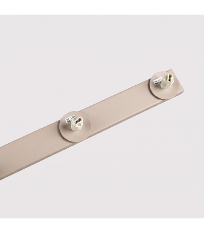 Yoli Quad Ceiling Spotlight Bar Taupe 4x G9-7
