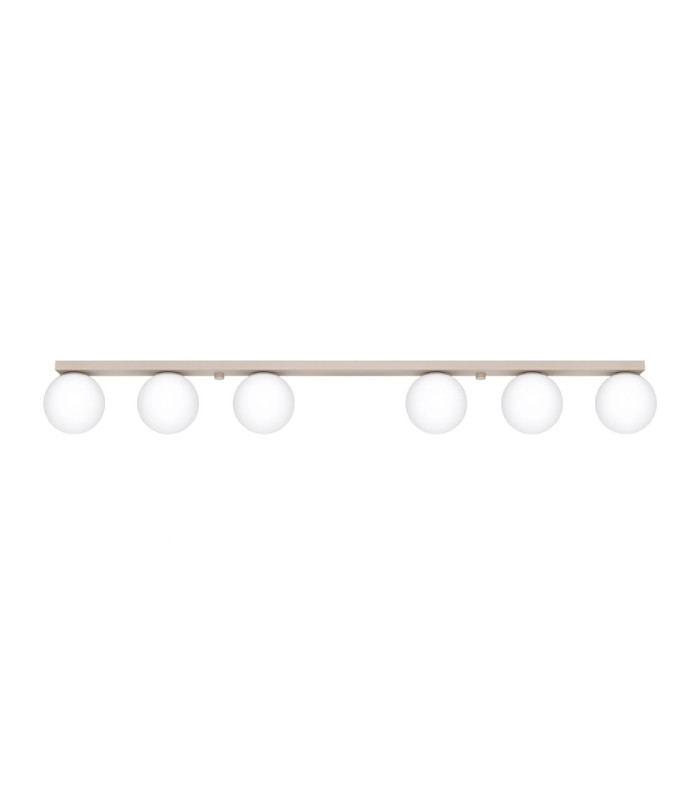 Yoli Ceiling Spotlight Bar Taupe 6x G9-1