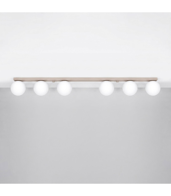 Yoli Ceiling Spotlight Bar Taupe 6x G9-3