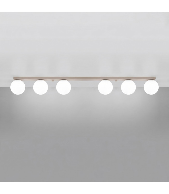 Yoli Ceiling Spotlight Bar Taupe 6x G9-4