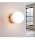 Yoli Globe Wall Lights Red Ochre 1x G9 On/Off Switch-4