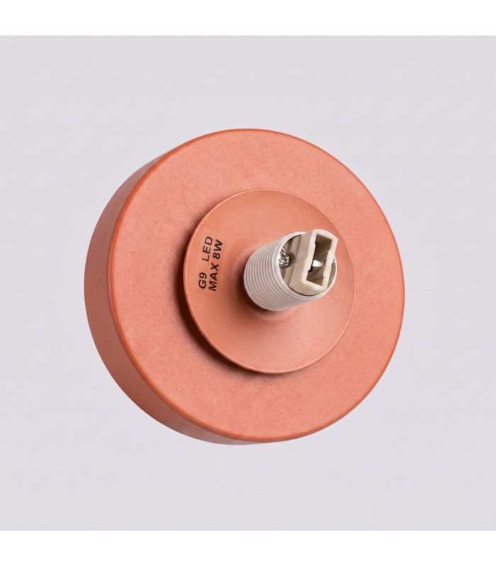 Yoli Globe Wall Lights Red Ochre 1x G9 On/Off Switch-5