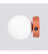 Yoli Globe Wall Lights Red Ochre 1x G9 On/Off Switch-7