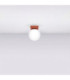 Yoli Single Globe Ceiling Light Red Ochre 1x G9-3