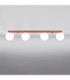 Yoli Quad Ceiling Spotlight Bar Red Ochre 4x G9-4